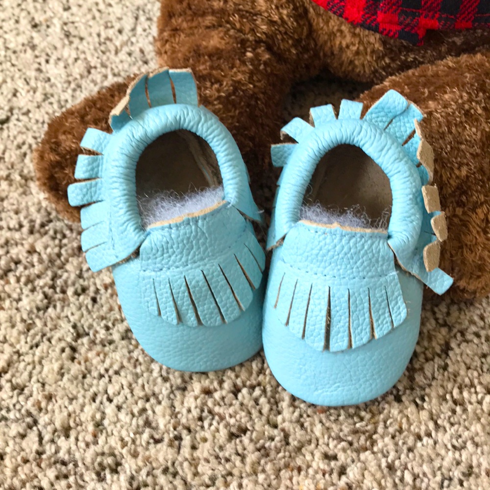 Baby leather moccasin, baby moccasin, moccasins